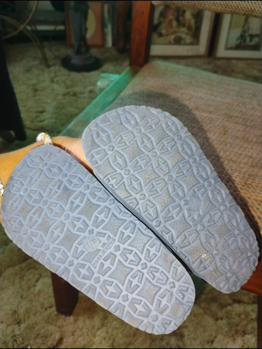 Kids Blue Adjustable Strap Sandals